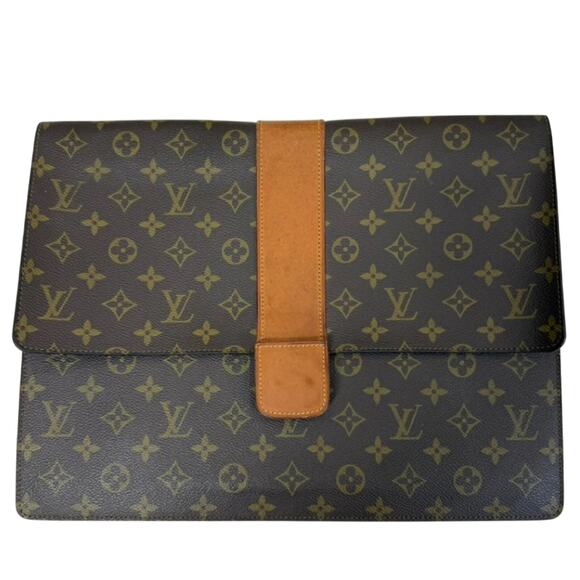 Louis Vuitton Rare Vintage Monogram Lena Portfolio Clutch - Picture 1 of 8